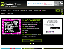 Tablet Screenshot of prmoment.com